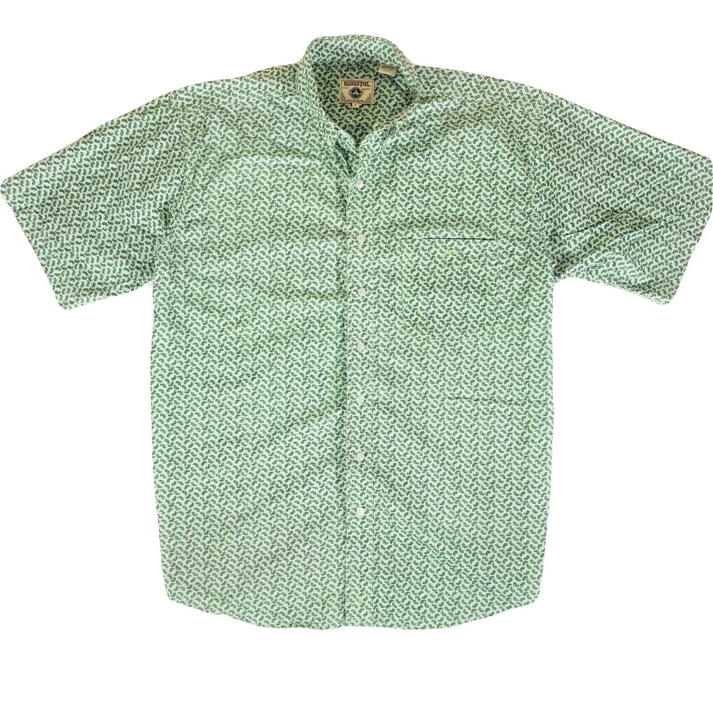 Resistol Men's Large Western Shirt Short Sleeve